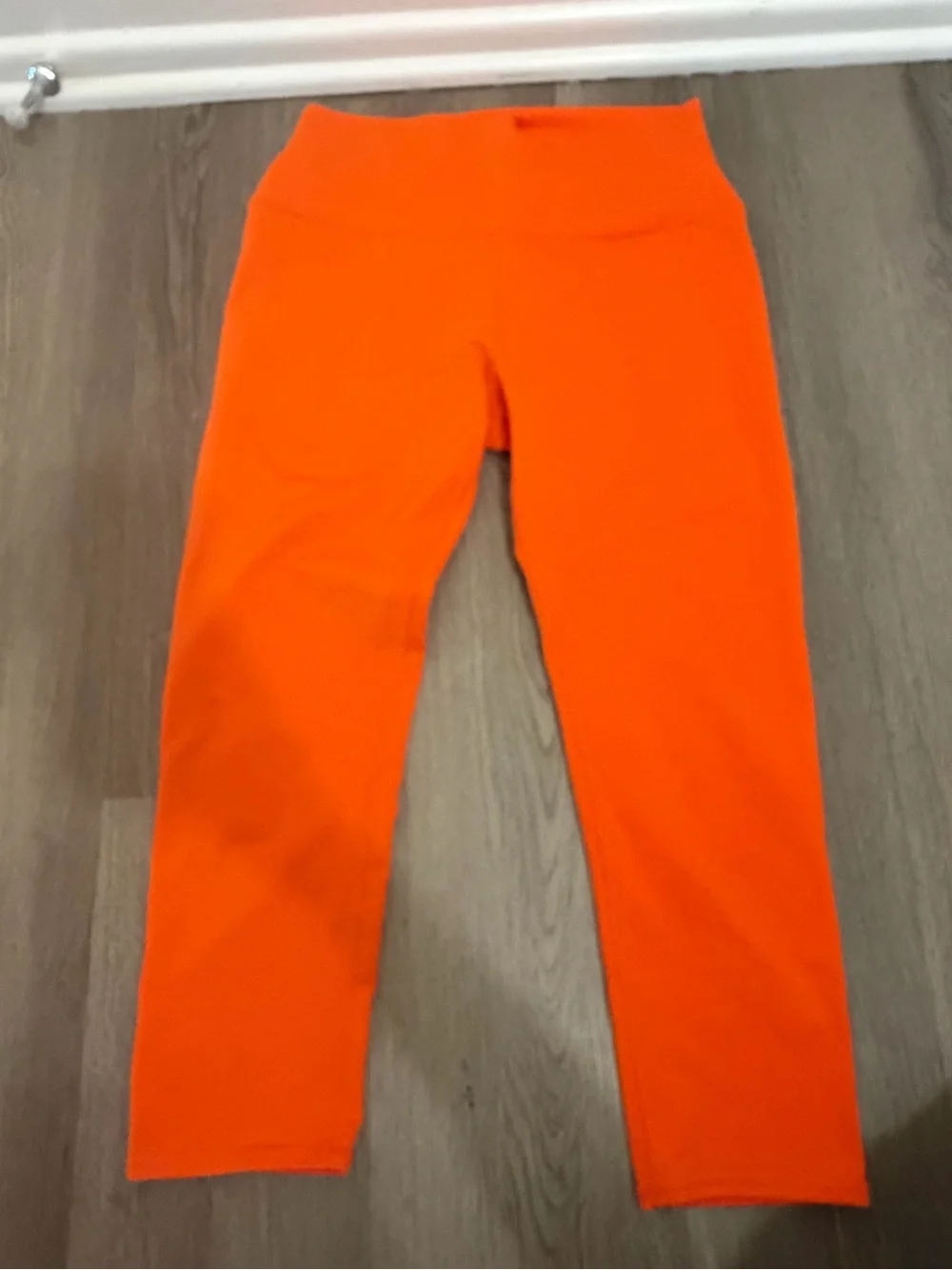ALO Yoga Orange High-Visibility Leggings